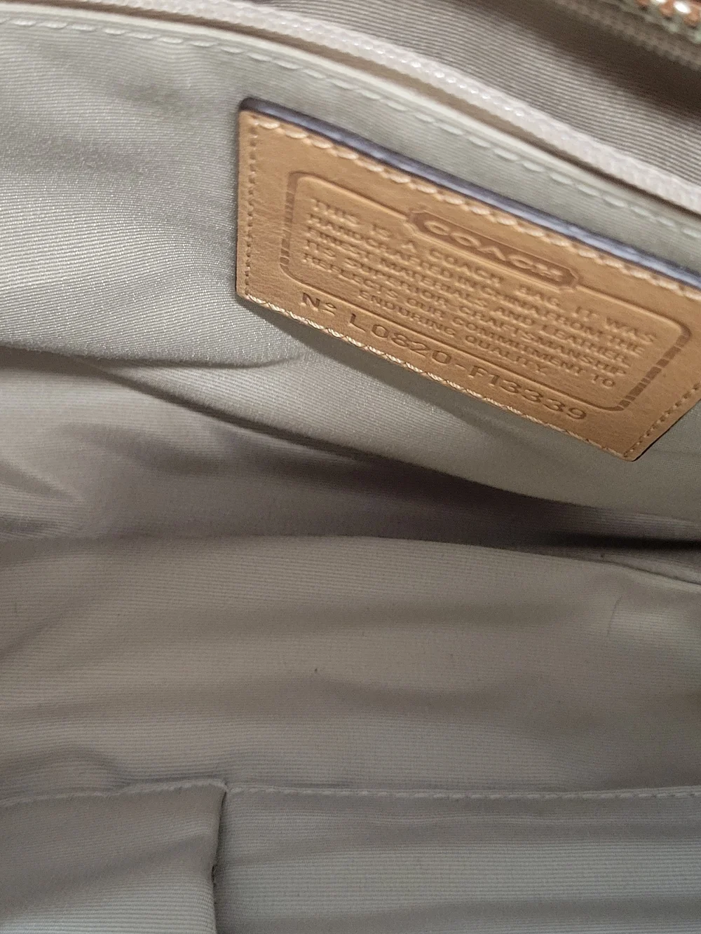 Coach shoulder bag